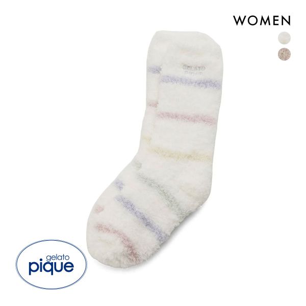 ジェラートピケ レディース ジェラートカラフルボーダーソックス ジェラピケ gelato pique