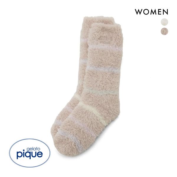 ジェラートピケ レディース ジェラートカラフルボーダーソックス ジェラピケ gelato pique