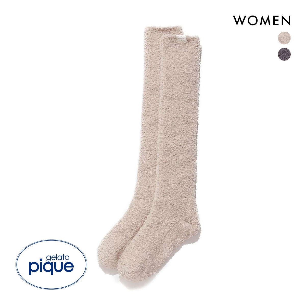 ジェラートピケ gelato pique レディース べビモコマタニティ 着圧ソックス ジェラピケ(BE-ベージュ-Free)