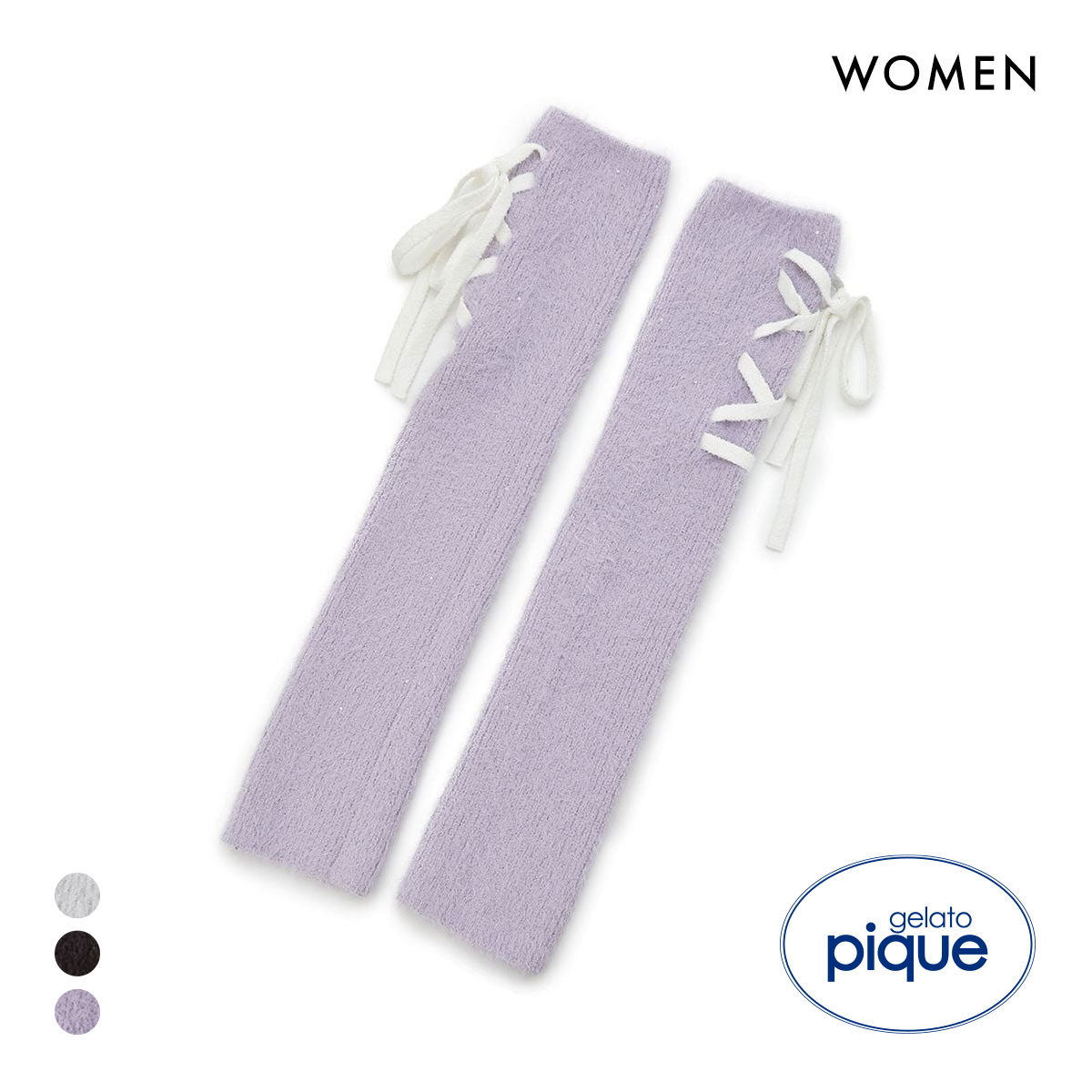 ジェラートピケ レディース HALLOWEEN レッグウォーマー ジェラピケ パジャマ ルームウェア gelato pique(PU-パープル-Free)