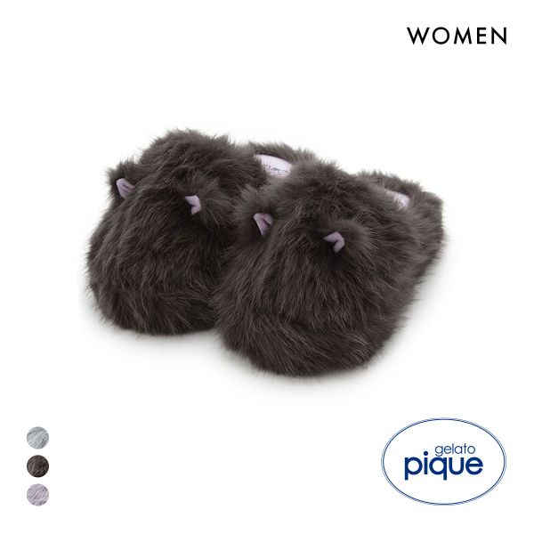 ジェラートピケ レディース HALLOWEEN CATファールームシューズ ジェラピケ gelato pique