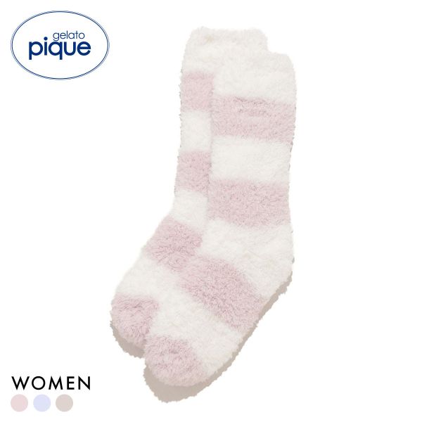 ジェラートピケ ジェラート2ボーダーソックス ジェラピケ gelato pique