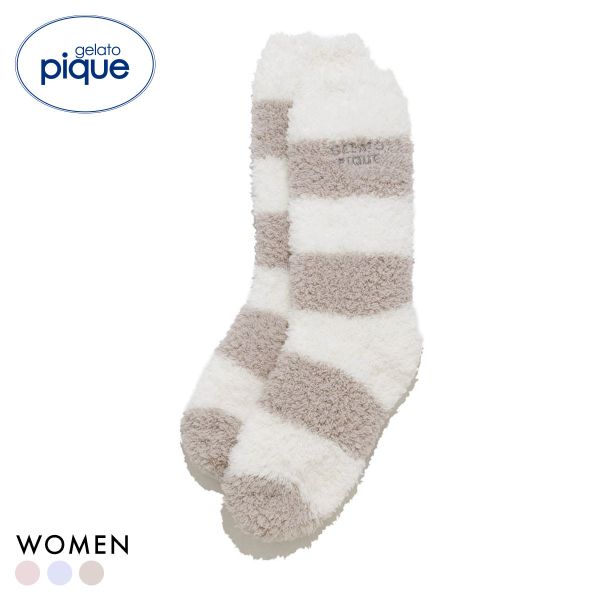 ジェラートピケ ジェラート2ボーダーソックス ジェラピケ gelato pique