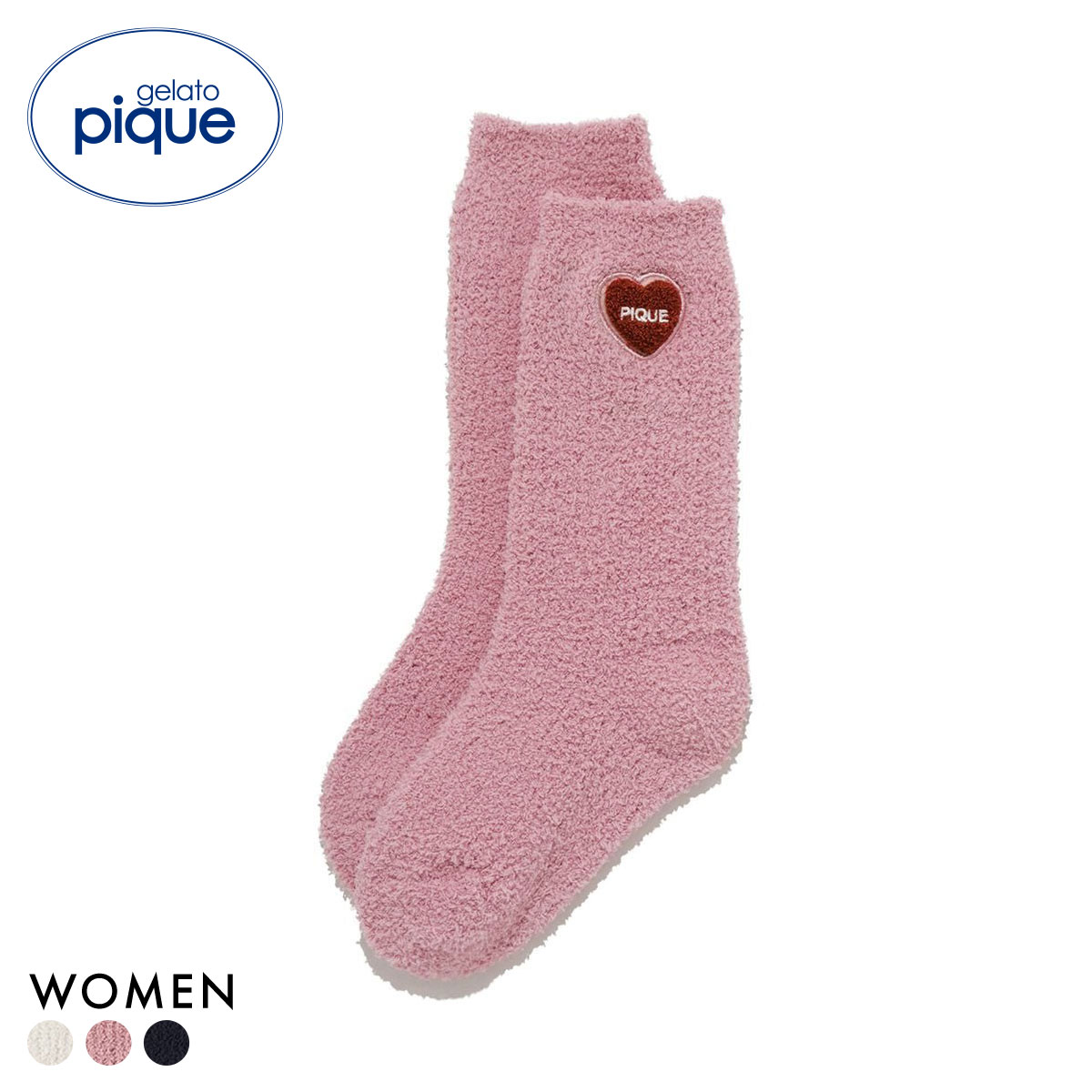 ジェラートピケ レディース ベビモコベアさがらルームソックス ジェラピケ gelato pique フェイバリット(PI-ピンク-Free)