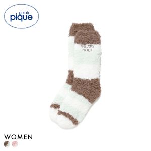 ジェラートピケ レディース ジェラートランダムボーダーソックス ジェラピケ gelato pique