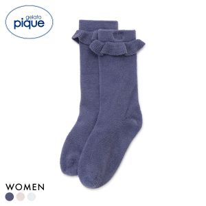 ジェラートピケ レディース WhiteDay フリルロゴソックス ジェラピケ gelato pique ホワイトデー