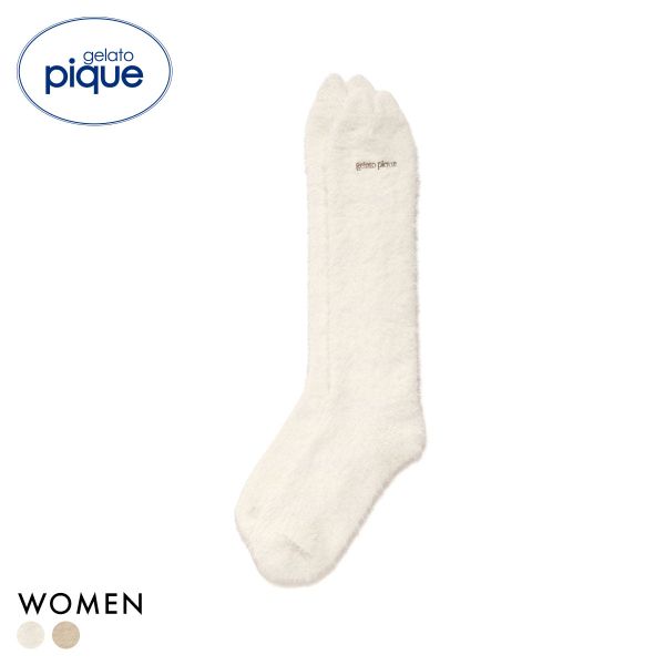 ジェラートピケ レディース キャットロングソックス ジェラピケ gelato pique 猫の日