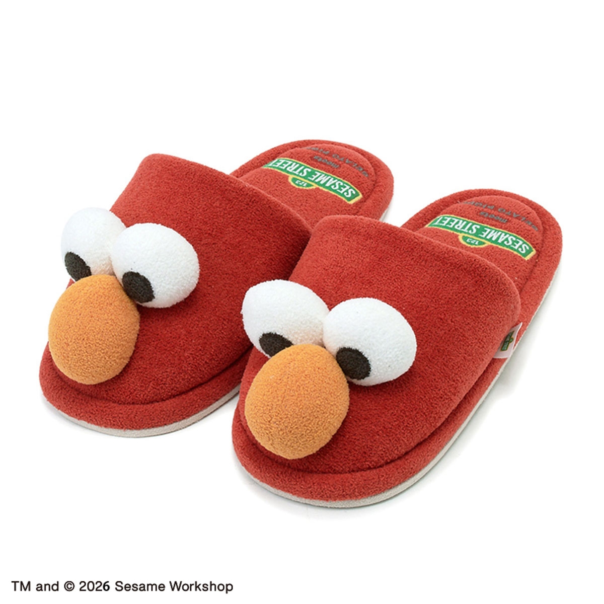 ジェラートピケ レディース SESAME STREET ルームシューズ ジェラピケ セサミストリート gelato pique(RE-レッド-Free)