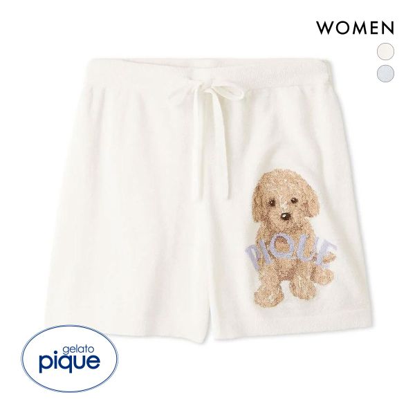 ジェラートピケ レディース トイプードルジャガードショートパンツ ジェラピケ パジャマ ルームウェア gelato pique