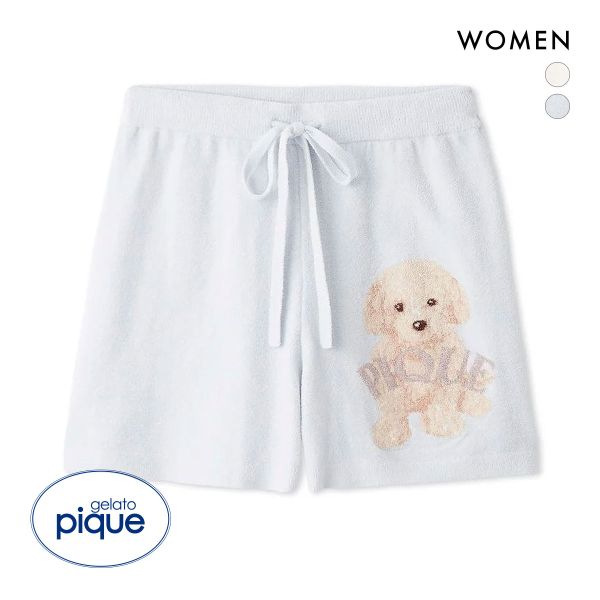 ジェラートピケ レディース トイプードルジャガードショートパンツ ジェラピケ パジャマ ルームウェア gelato pique