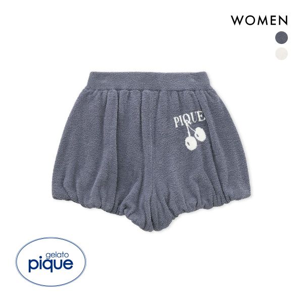 ジェラートピケ レディース エアモコチェリージャガードバルーンショートパンツ ジェラピケ パジャマ ルームウェア gelato pique