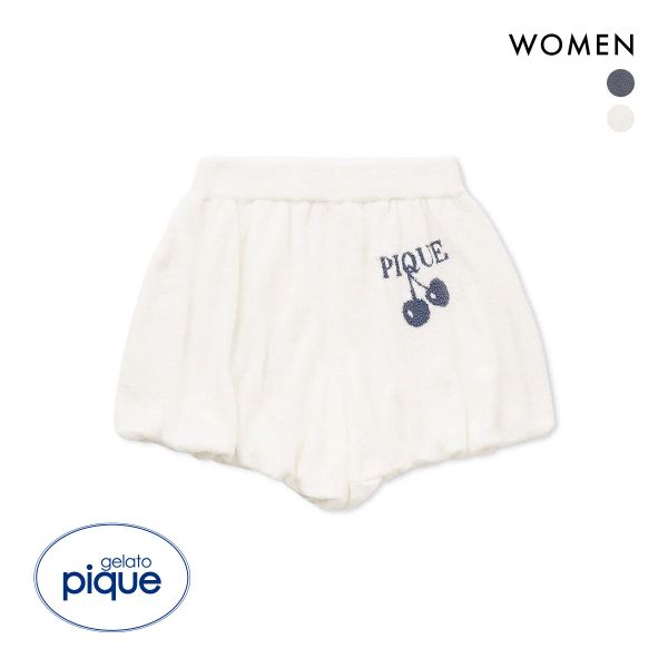 ジェラートピケ レディース エアモコチェリージャガードバルーンショートパンツ ジェラピケ パジャマ ルームウェア gelato pique