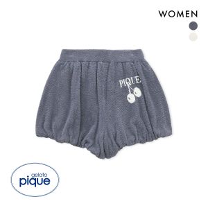 ジェラートピケ レディース エアモコチェリージャガードバルーンショートパンツ ジェラピケ パジャマ ルームウェア gelato pique