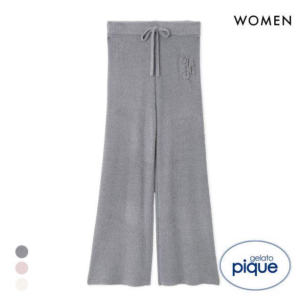 ジェラートピケ レディース 調温スムーズィーリブロングパンツ ジェラピケ パジャマ ルームウェア gelato pique