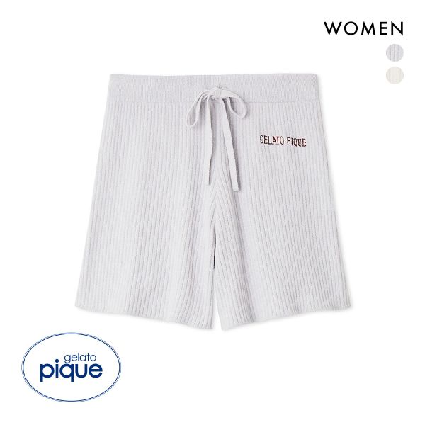 ジェラートピケ レディース リブショートパンツ ジェラピケ パジャマ ルームウェア gelato pique