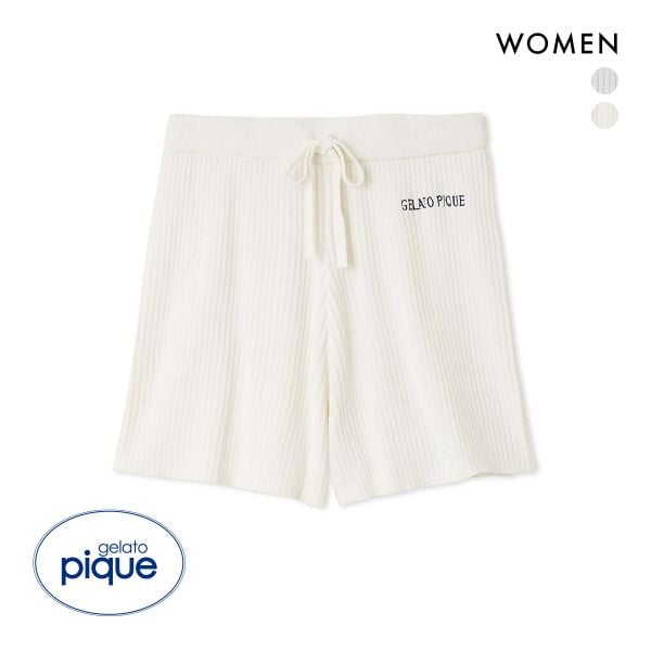 ジェラートピケ レディース リブショートパンツ ジェラピケ パジャマ ルームウェア gelato pique