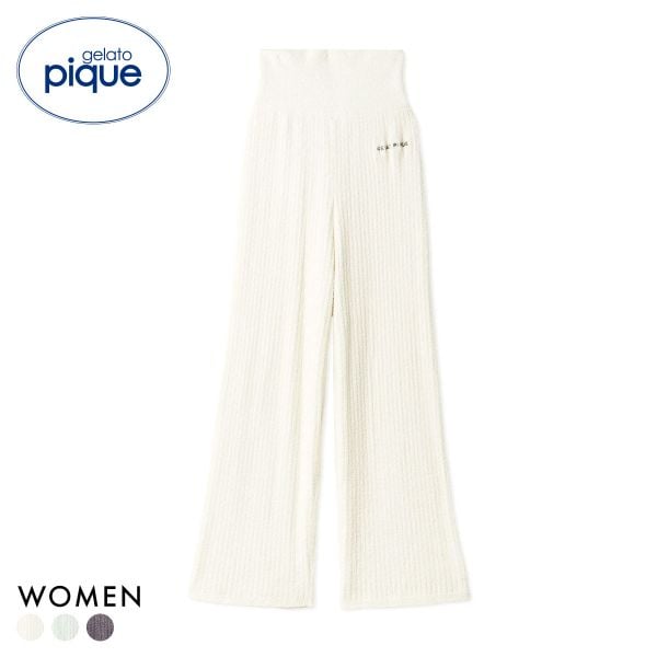 ジェラートピケ レディース 調温スムーズィーロングパンツ ジェラピケ パジャマ ルームウェア gelato pique