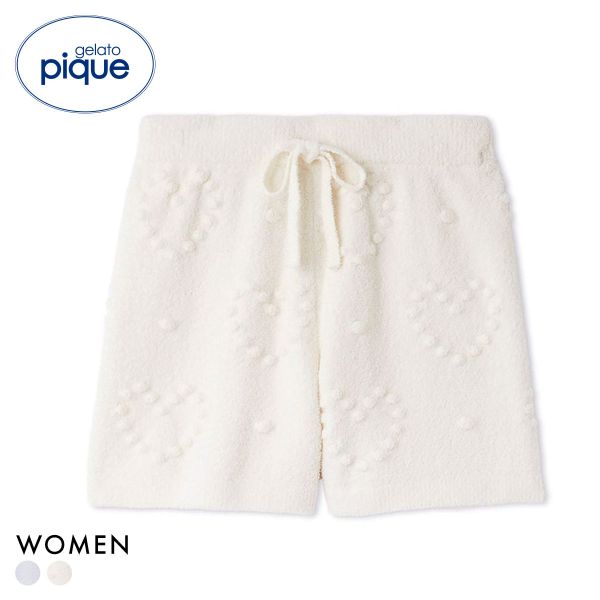 ジェラートピケ レディース ハート柄ショートパンツ ジェラピケ パジャマ ルームウェア gelato pique