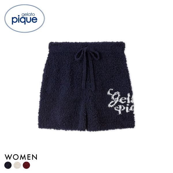 ジェラートピケ レディース HOLIDAY ジェラートスノーベアジャガードショートパンツ ジェラピケ パジャマ ルームウェア