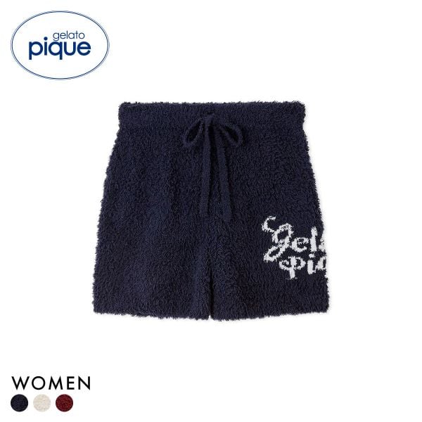 ジェラートピケ レディース HOLIDAY ジェラートスノーベアジャガードショートパンツ ジェラピケ パジャマ ルームウェア