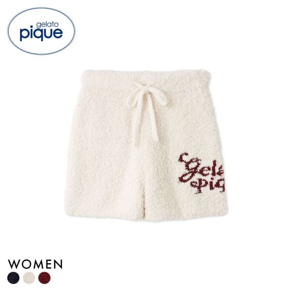 ジェラートピケ レディース HOLIDAY ジェラートスノーベアジャガードショートパンツ ジェラピケ パジャマ ルームウェア