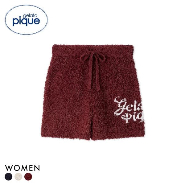 ジェラートピケ レディース HOLIDAY ジェラートスノーベアジャガードショートパンツ ジェラピケ パジャマ ルームウェア