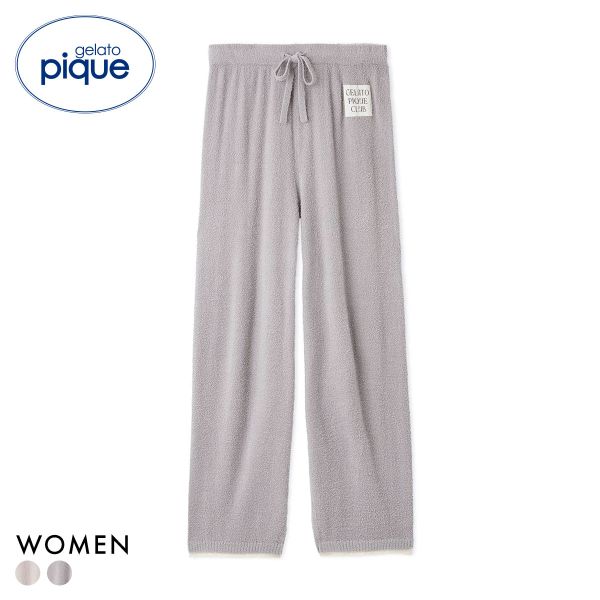 ジェラートピケ レディース レイヤードホットスムーズィーロングパンツ ジェラピケ パジャマ ルームウェア gelato pique