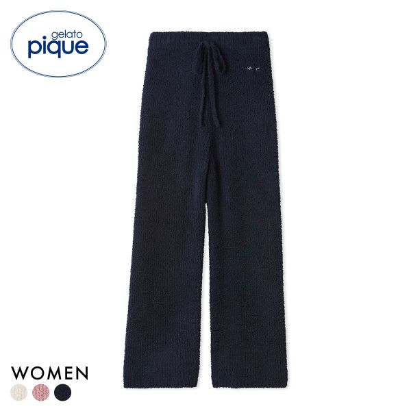 ジェラートピケ レディース ベビモコベアさがらロングパンツ ジェラピケ パジャマ ルームウェア gelato pique フェイバリット