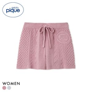 ジェラートピケ レディース Valentine アランショートパンツ ジェラピケ パジャマ ルームウェア gelato pique バレンタイン