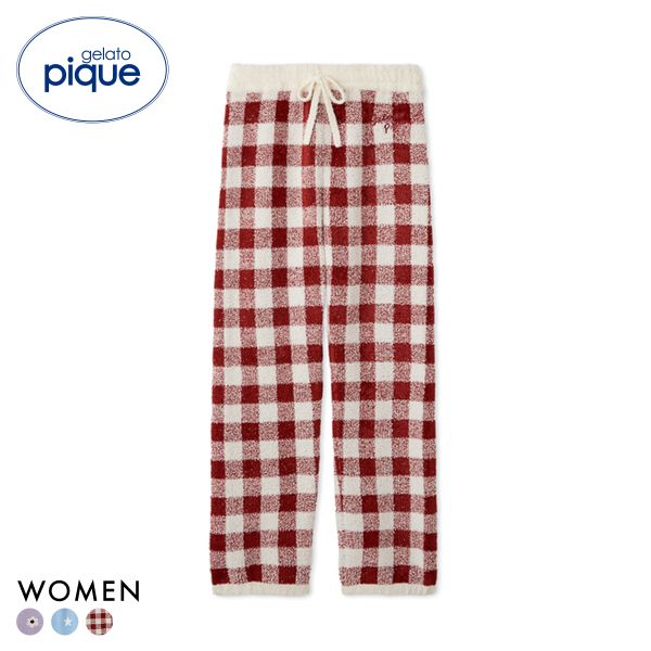 ジェラートピケ レディース 3柄ジャガードロングパンツ ジェラピケ パジャマ ルームウェア gelato pique