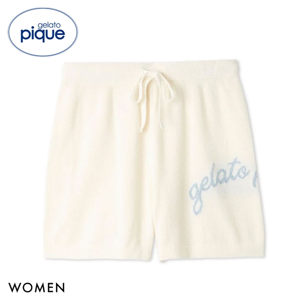 ジェラートピケ レディース ロゴジャガードショートパンツ ジェラピケ パジャマ ルームウェア gelato pique
