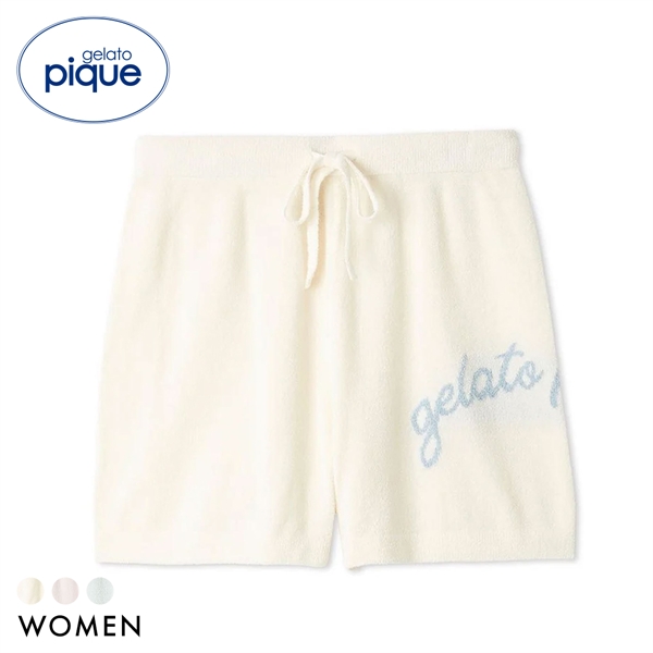 ジェラートピケ レディース ロゴジャガードショートパンツ ジェラピケ パジャマ ルームウェア gelato pique