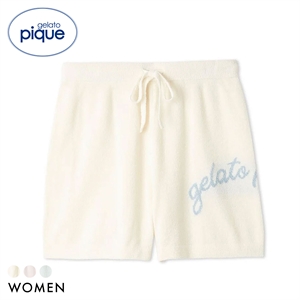 ジェラートピケ レディース ロゴジャガードショートパンツ ジェラピケ パジャマ ルームウェア gelato pique