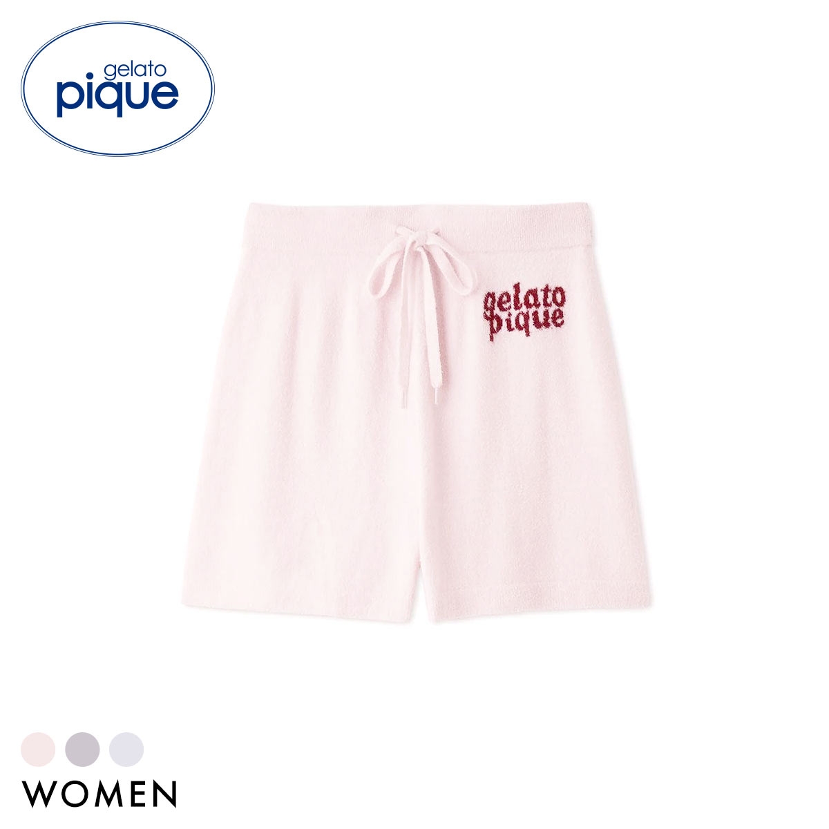 ジェラートピケ レディース スムーズィーロゴジャガードショートパンツ ジェラピケ パジャマ ルームウェア gelato pique