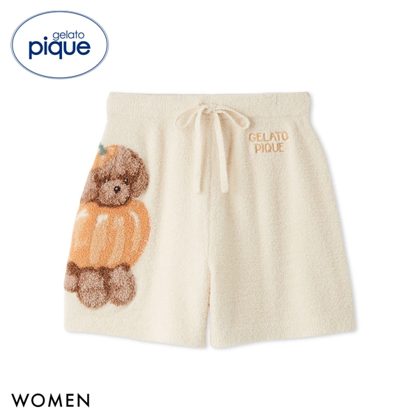 ジェラートピケ レディース HALLOWEEN ナイトパレードDOGSジャガードショートパンツ ジェラピケ パジャマ ルームウェア gelato pique