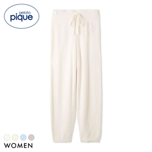 ジェラートピケ レディース カラフルフェザーロングパンツ ジェラピケ パジャマ ルームウェア gelato pique