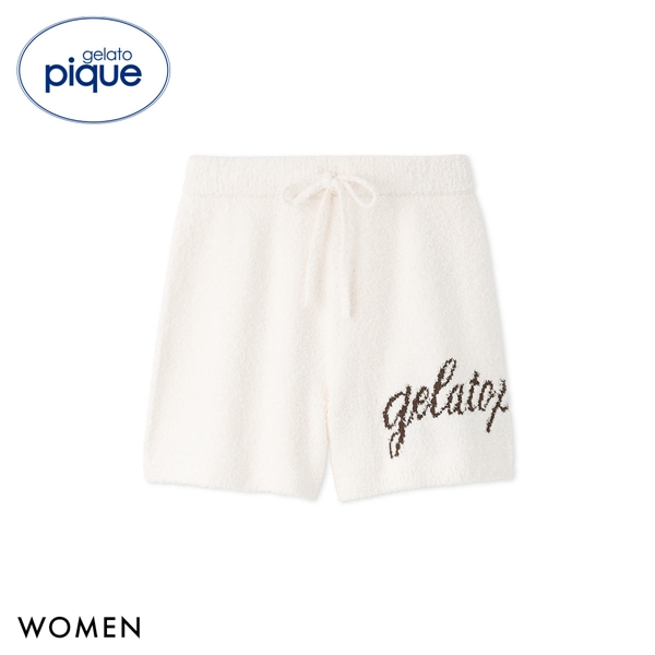 ジェラートピケ レディース ベビモコキャットジャガードショートパンツ ジェラピケ パジャマ ルームウェア gelato pique