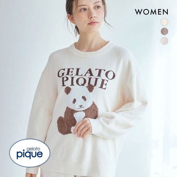 20%OFF ジェラートピケ レディース パンダジャガードプルオーバー ジェラピケ パジャマ ルームウェア gelato pique 20%OFF ジェラートピケ レディース パンダジャガードプルオーバー ジェラピケ パジャマ ルームウェア gelato pique