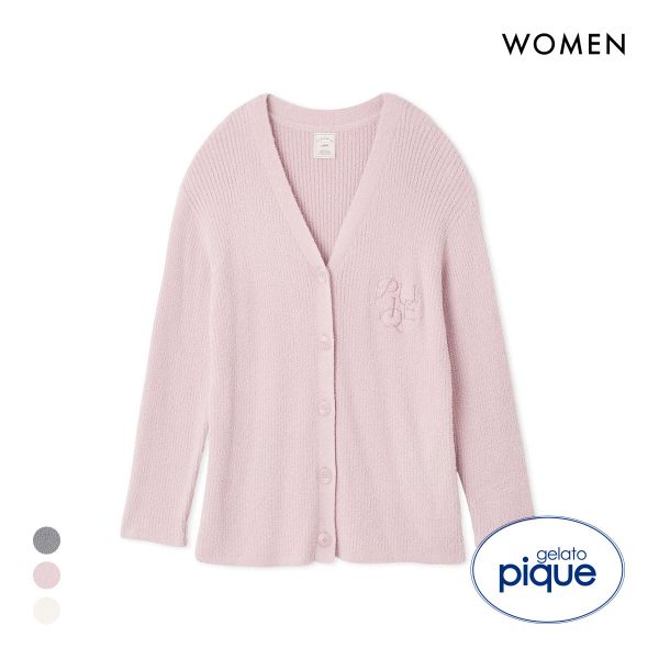 ジェラートピケ レディース 調温スムーズィーリブカーディガン ジェラピケ パジャマ ルームウェア gelato pique