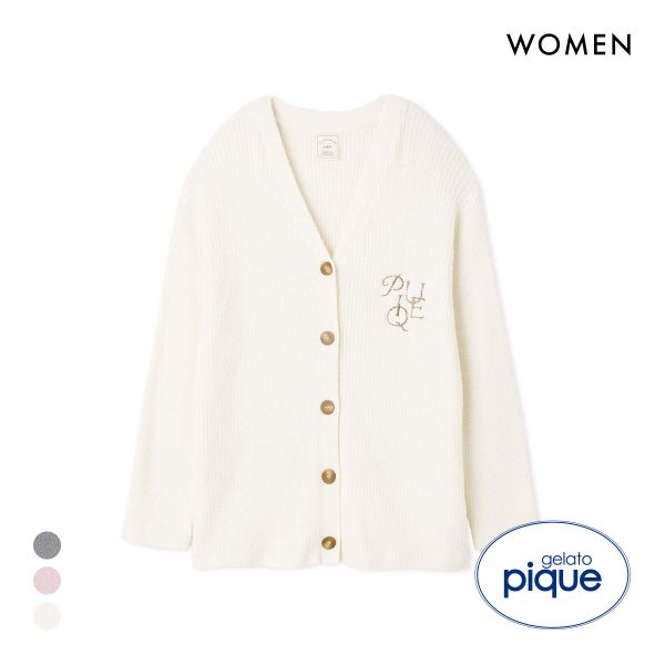 ジェラートピケ レディース 調温スムーズィーリブカーディガン ジェラピケ パジャマ ルームウェア gelato pique