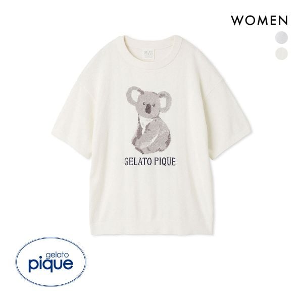 ジェラートピケ レディース コアラジャガードプルオーバー ジェラピケ パジャマ ルームウェア gelato pique