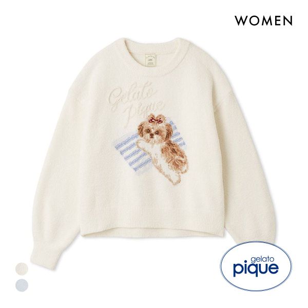 ジェラートピケ レディース シーズージャガードプルオーバー ジェラピケ パジャマ ルームウェア gelato pique