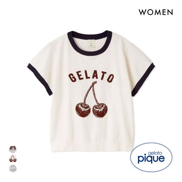 ジェラートピケ レディース エアリーモコモチーフジャガードリンガープルオーバー ジェラピケ パジャマ ルームウェア gelato pique