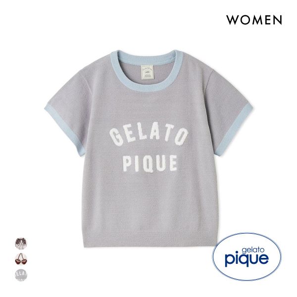 ジェラートピケ レディース エアリーモコモチーフジャガードリンガープルオーバー ジェラピケ パジャマ ルームウェア gelato pique