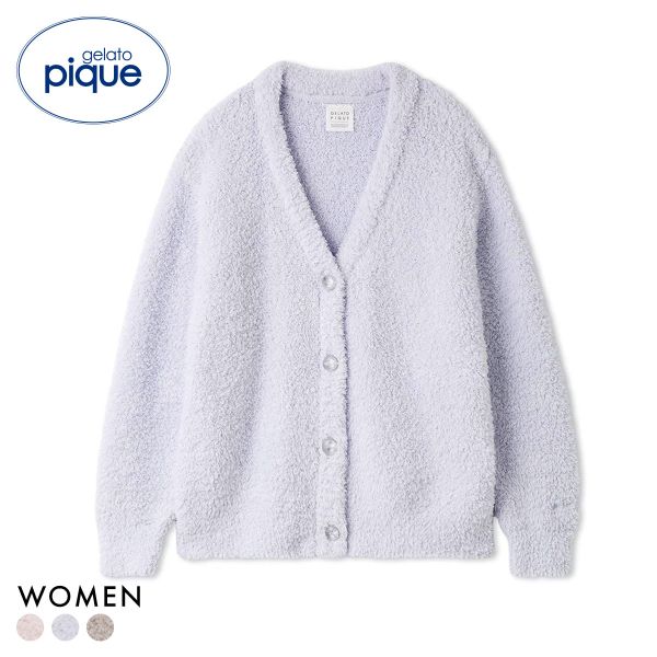 ジェラートピケ レディース ジェラートカーディガン ジェラピケ パジャマ ルームウェア gelato pique