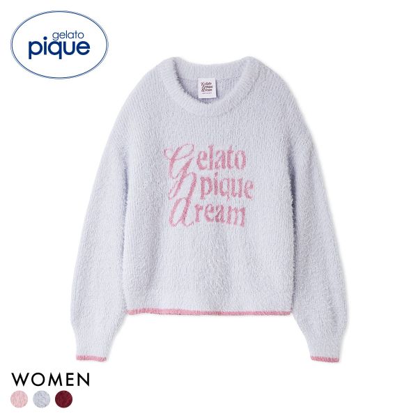 ジェラートピケ レディース HOLIDAY キラキラフェザープルオーバー ジェラピケ パジャマ ルームウェア gelato pique