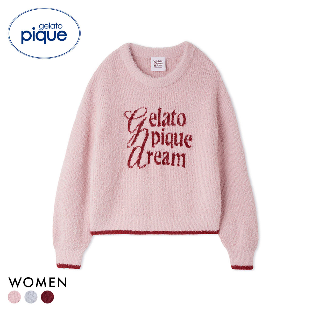 ジェラートピケ レディース HOLIDAY キラキラフェザープルオーバー ジェラピケ パジャマ ルームウェア gelato pique