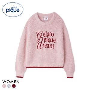 ジェラートピケ レディース HOLIDAY キラキラフェザープルオーバー ジェラピケ パジャマ ルームウェア gelato pique