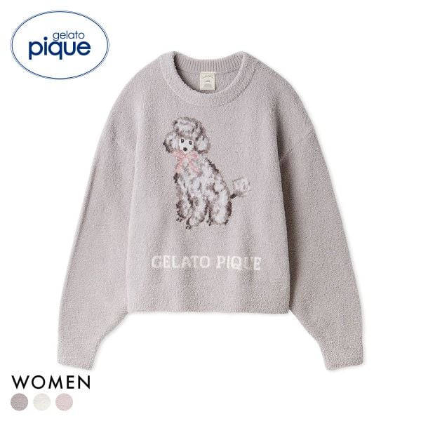 ジェラートピケ レディース プードルジャガードプルオーバー ジェラピケ パジャマ ルームウェア gelato pique