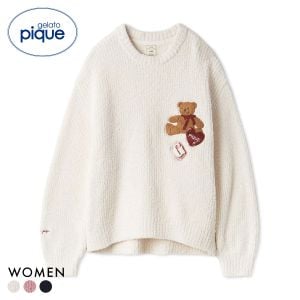 ジェラートピケ レディース ベビモコベアさがらプルオーバー ジェラピケ パジャマ ルームウェア gelato pique フェイバリット